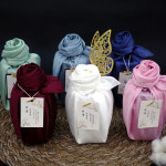 (장미실크) 소금 핑크솔트 보자기 답례품 320ml (조문 환갑 돌잔치 명절 선물) : 정민이네샵 답례품