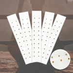 만부츠 투명 귀지압패치 100pcs 귀혈자리 귀지압점 이혈기석 귀패치 지압 이혈테라피 : 와사비네코