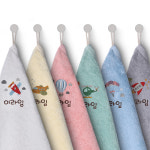 어린이집수건 고리 손수건 유치원 이름자수 자동차 미니 캐릭터 : 라임수건