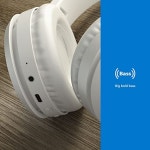 40mm 드라이버 앰프가 장착된 philips h5205 오버이어 무선 헤드폰 베이스 부스트 온디맨드 화이트 : 퍼스셀6