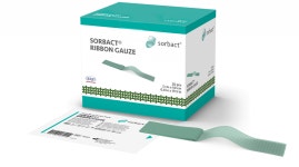 솔박 리본 거즈, Sorbact Ribbon Gauze(5cm x 200cm), 1Box(10장) : 쥬디스코퍼레이션