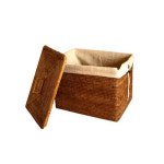 내추럴 라탄 직사각 세탁 바구니 : 쇼핑앤투어