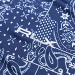 랄프 로렌 여성용 반다나 패치워크 폴로 셔츠 RALPH LAUREN Womens Bandana Patchwork Polo Shirt : 라이마이미