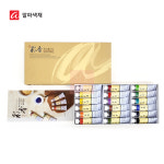 알파 골드 한국화물감 채향 15ml 18색세트 민화 동양화 한국화 : 나봄화방