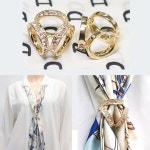 스카프링 쁘띠 스카프 고리 홀더 클립 : 베딩상점