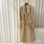 [J0601] 데일리수잔 오버핏 더블버튼 롱 코트 (어깨패드) : 데일리수잔