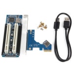 1 Piece PCI-E PCI 어댑터 카 PCIE 2 슬롯 지원 캡처 황금 세금 사운 : 뚜우89
