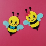 종이꾸미기 환경구성 어린이집 종이소품 유치원 꿀벌 곤충 초등학교 종이가랜드 : 로아몽잡화상점