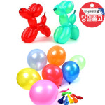 빨간오리 강아지풍선 요술 파티 풍선 긴풍선 막대풍선 파티풍선 이벤트 장식 공예 : 다나통상