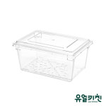 대형 식재료 보관통 투명 PC 업소용 야채통 소소 : 유얼키친