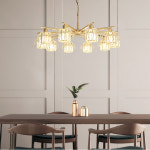 리스코 10등 크리스탈펜던트조명 LED거실등 : 구츠스토어