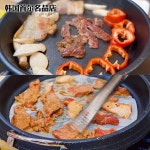 고기 불판 삼겹살 맥반석 주물팬 솥뚜껑 유도 밥솥 베이킹 가정용 바베큐 플레이트 돌 무연 : 굳즈토어