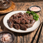 찰진순대 찹쌀순대 돼지염통 돼지울대 간 허파 부속 내장 : 쵱선생의 원픽