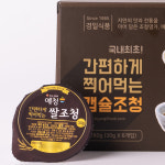 미니 캡슐 조청 30g x 6개 가래떡구이 떡집 휴대용 캠핑용 답례품 경일식품 : 장앤김스토어
