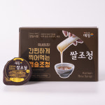 미니 캡슐 조청 30g x 6개 가래떡구이 떡집 휴대용 캠핑용 답례품 경일식품 : 장앤김스토어