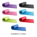 Wakeman 슬리핑 패드 경량 미끄럼 방지 폼 매트 아웃도어 운반 스트랩 포함 캠핑 하이킹 요가 및 배낭여행을 위한 두꺼운 매트리스 다크 블루... 