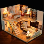 house 집 DIY 새해 CUTEBEE miniature 나무 포함 키트 하우스 스마스 : 가로수-1