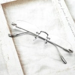 남자 여자 무테안경 투명 안경테 사각 네모 패션 블루라이트 차단 안경 : 아이즈원안경