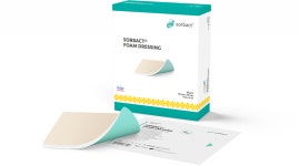 솔박 폼 드레싱, Sorbact Foam Dressing, 10 x 10cm, 1Box(10장) : 쥬디스코퍼레이션