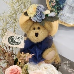 보이즈베어 노랑 꽃 곰 BOYDS BEARS 빈티지 테디 베어 곰돌이 소품 동물 인형 인테리어 집꾸미기 생일 선물 추천 수집 키덜트 놀이 카페 감성... 