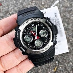 카시오 지샥 실버 블랙 AW-590-1AJF 남자 손목 캐주얼 아웃도어 시계 : 쇼핑하면서 힐링중