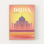 캔버스 인테리어 포스터 액자 북유럽 모던 대형 일러스트 그림 인도 타지마할 India : 인더플랫