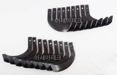 대동 경운기 부품 경운기 1구 로타리 칼날 20EA 1SET 18개+추가 칼날 2개 : 농기계 및 부품 총판
