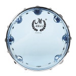 전자드럼 타악기셀프 튜닝 더블 행 핸드 탬버린 스테인레스 스틸 스틸 링 핸드 박수 악기 : abcalps