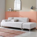 포근 3인 방수 오염방지 기능성패브릭 소파+스툴 2200 푹신한 : 유니스마일