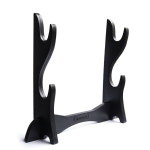 검 거치대 와이드 플라스틱 윤활 촉감 이중 사슴뿔 병기꽂이 스탠드 진열대 고대 병기 도구 칼꽂이 : detraa