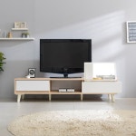 아담한 침실 안방 좌식화장대 겸 티비다이 1500(2색) TV 아늑 tv : 유니스마일