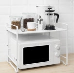 이케아 전자레인지 선반 아브스테그 주방 조리대 선반, 화이트, 54x36 cm : WhiteMarine