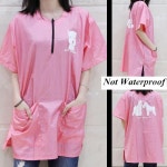 애견미용복 보라색핑크그레이 애완 동물 숍 화장품 유니폼 남성과 여성 미용사 방수 및 통기성 작업복 G0709 : 파츠픽