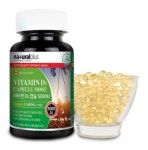 내츄럴플러스 비타민D3 캡슐 5000IU 150mg x 180캡슐 (6개월분) : 메타에이치앤비