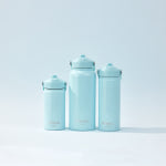 오르트클라우드 보온보냉 이중 진공 스텐 손잡이 빨대 텀블러 350ml 민트 : Oort.cloud