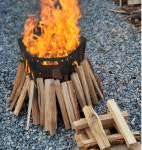 참나무 캠핑 불멍 장작 캠프파이어 8kg 한박스 3중 방습 국산 캠핑용 : JYH 무역