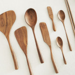 월넛우드 나무 뒤집개 계란말이뒤지기 와이드뒤집개 사각뒤지개 요리스푼 : 주방리빙 하우메종