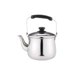 와코트레이딩 주전자 실버 205×145×220mm 넓은 입구 1.5LIH 대응 스테인리스 엘머스 H1992 : 도쿄네모