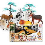 미즈 MIZU 사파리세트 (공룡/아쿠아/동물) 장난감 케이스 동물교구 어린이집 유치원 놀이완구 아톰토이 공룡모형 해양생물 동물피규어... 