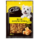 시저 C&T 풍미 가득 프리미엄 체다 치즈 웨이브 280g : 아이펫케어