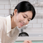 뷰크린 데일리 30매 투명 플라스틱 강의 식당 조리 급식 김서림방지 위생 마스크 : 청량스토어