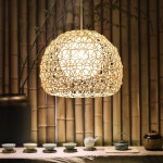 라탄 무드등 led 조명 등나무 펜던트 전등 라탄등 등나무갓 동양풍 LED 원목 대나무 : 올타임레전드