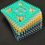 [3DforYou] 양말목공예 C형사각숫자 양말목티매트 직조틀시계/직조틀+시계부속/랜덤컬러/체험 DIY키트/방과후 교육키트/취미,공예... 