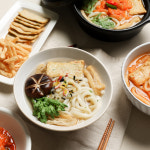 [간식어장] 포장마차 우동2종 김치우동 옛날어묵우동 -사누끼 가락 포차 : 포장마차 떡볶이