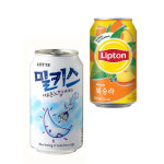 롯데칠성음료 355ml x 24캔 사이다 펩시콜라 제로 밀키스  립톤아이스티 스파클링 탐스제로 파인애플 오렌지향 마운틴듀 뚱캔 PC방 노래방... 