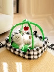 쉑쉑 행잉 모빌 강아지 고양이 OVAL 펫 침대 쉼터 보금자리 : 펫코팩토리