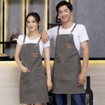 캔버스 목공용 제과 제빵 가죽끈 유화 앞치마 : 이지온미