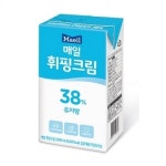 매일 휘핑크림 38% 1L x 6팩(1박스) : 지니네 냉장고
