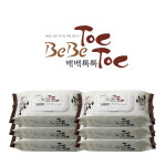 베베톡톡 물티슈 100매 캡형 다용도 물티슈 24EA : 다판다고래