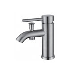 무광니켈 스텐 샤워겸용 세면수전 미니욕실 샤워 세면기 수도꼭지 : 루앤에스티